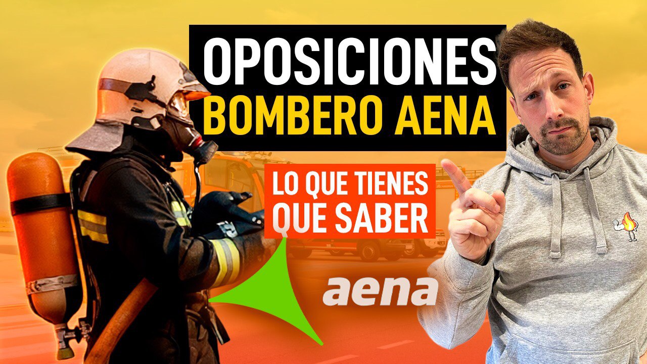 Portada oposiciones a bombero AENA en academia ECUB