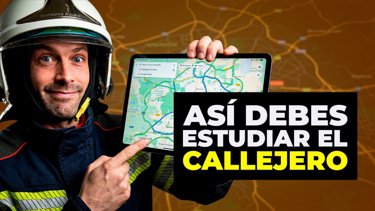 ¿Cómo estudiar el CALLEJERO de la oposición a bombero? en ECUB Academy